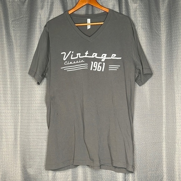 VINTAGE CLASSIC 1961 GRAY TSHIRT 2XL - Picture 1 of 6